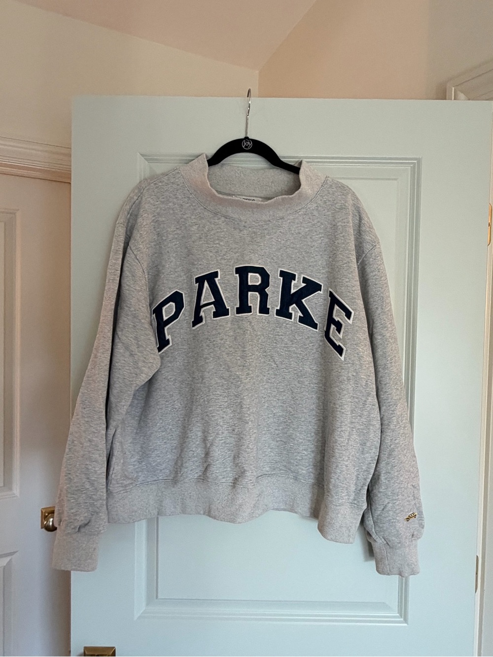 PARKE Gray Mockneck Sweater ny edition